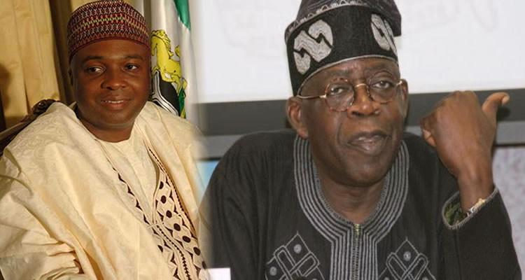 Senators Bukola Saraki and Bola Tinubu